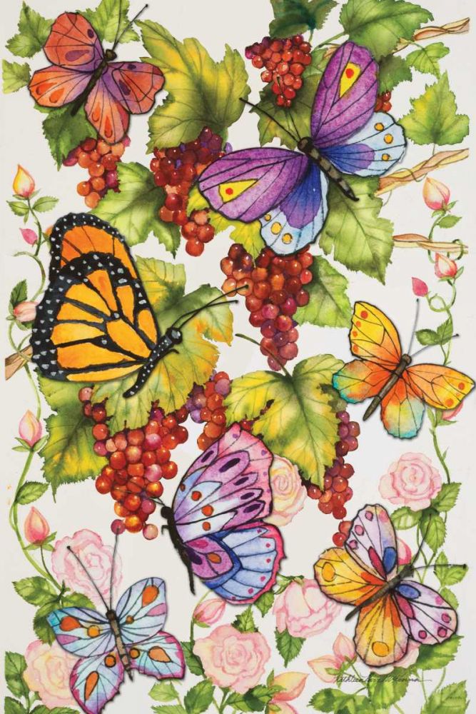 Vineyard Fruit art print by Kathleen Parr McKenna for $57.95 CAD