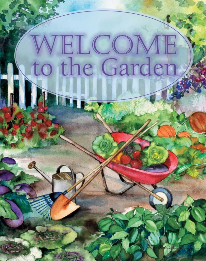 Welcome Garden art print by Kathleen Parr McKenna for $57.95 CAD