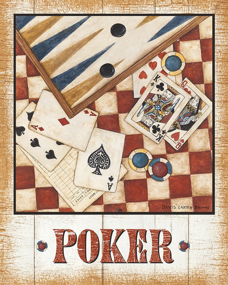 Poker v2 art print by David Carter Brown for $57.95 CAD