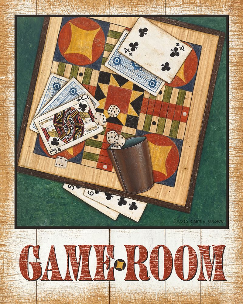 Game Room v2 art print by David Carter Brown for $57.95 CAD