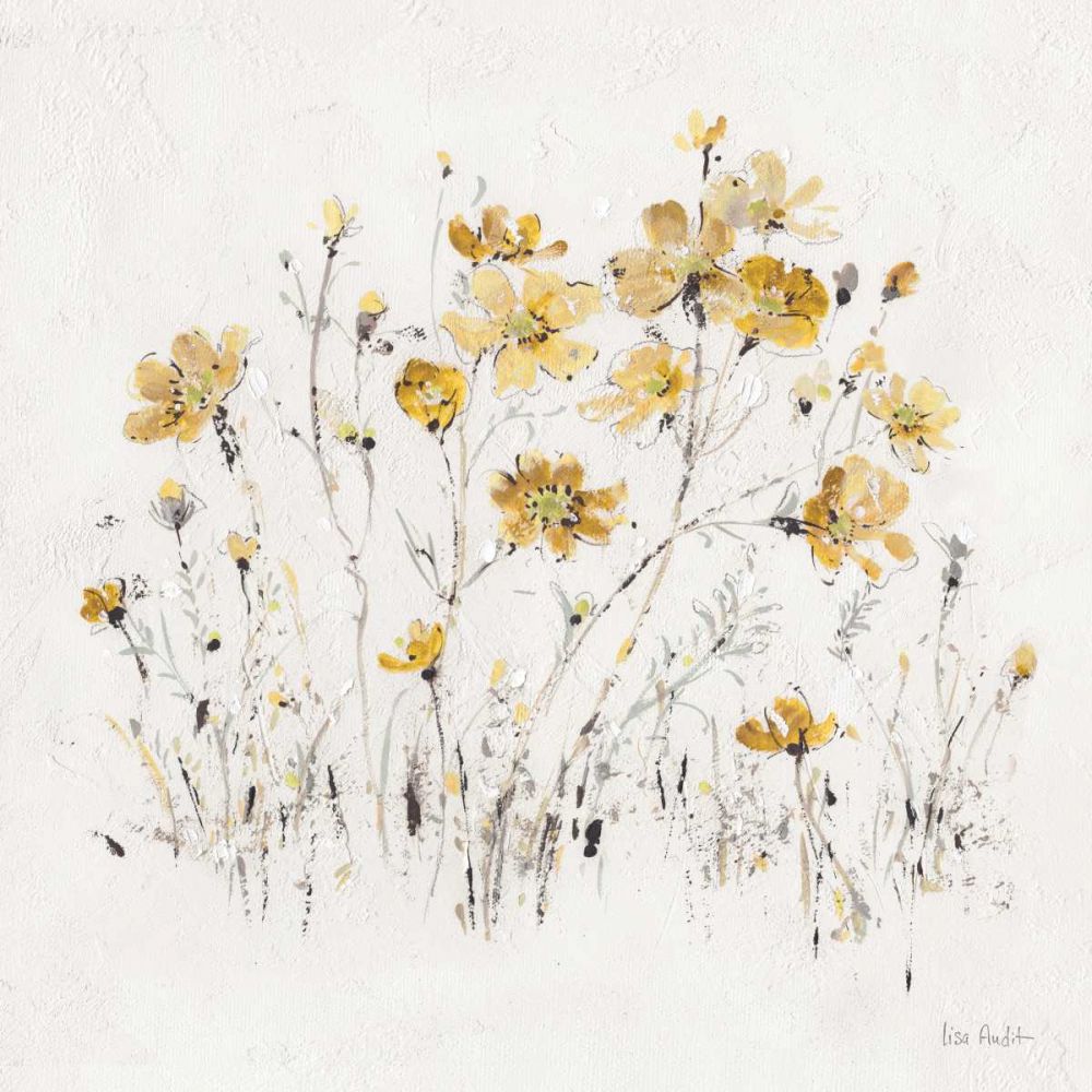 Wildflowers II Yellow art print by Lisa Audit for $63.95 CAD
