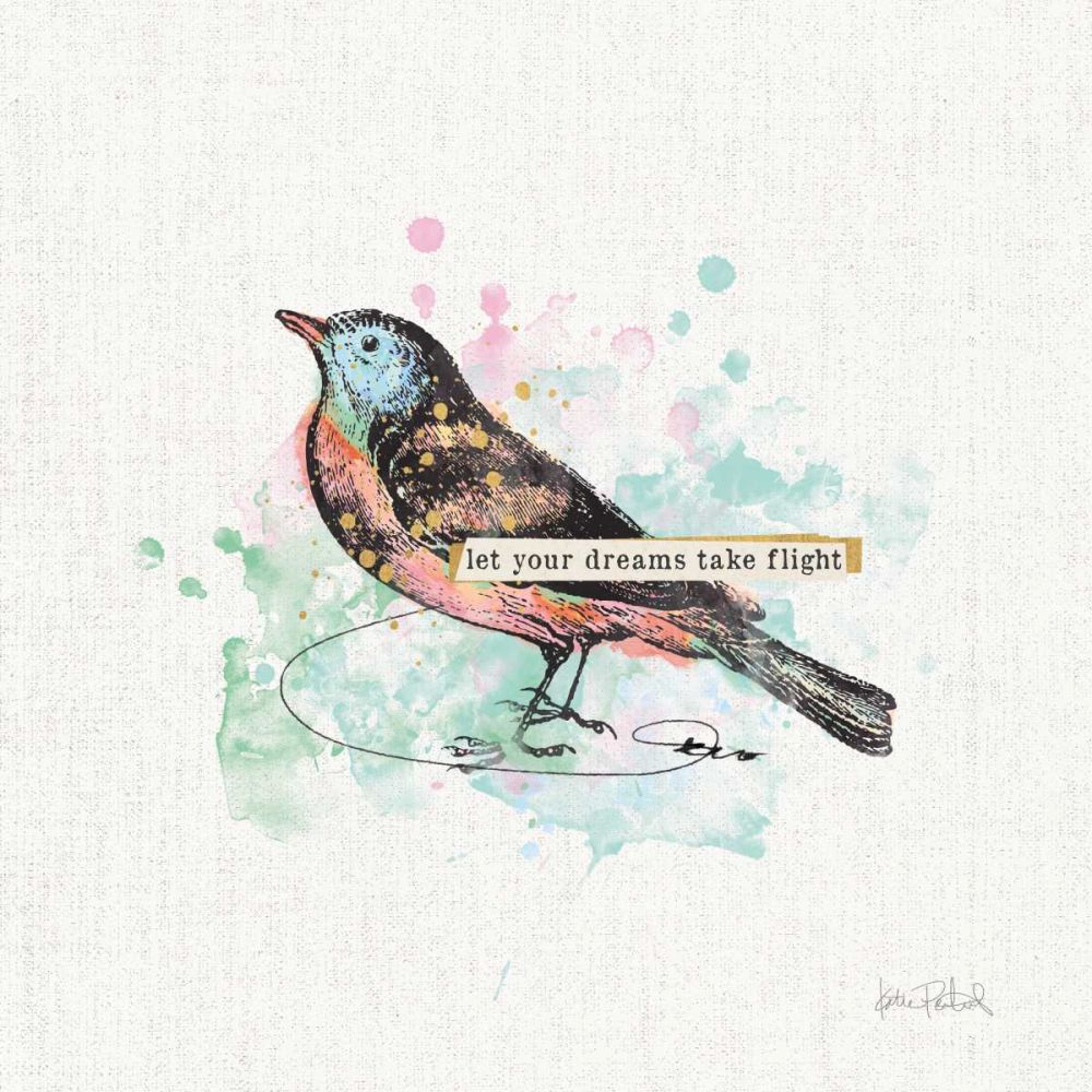 Thoughtful Wings II art print by Katie Pertiet for $57.95 CAD