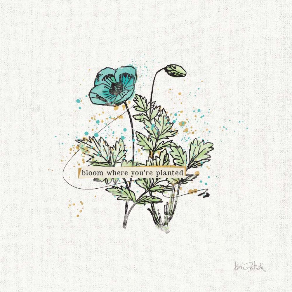 Thoughtful Blooms II art print by Katie Pertiet for $57.95 CAD