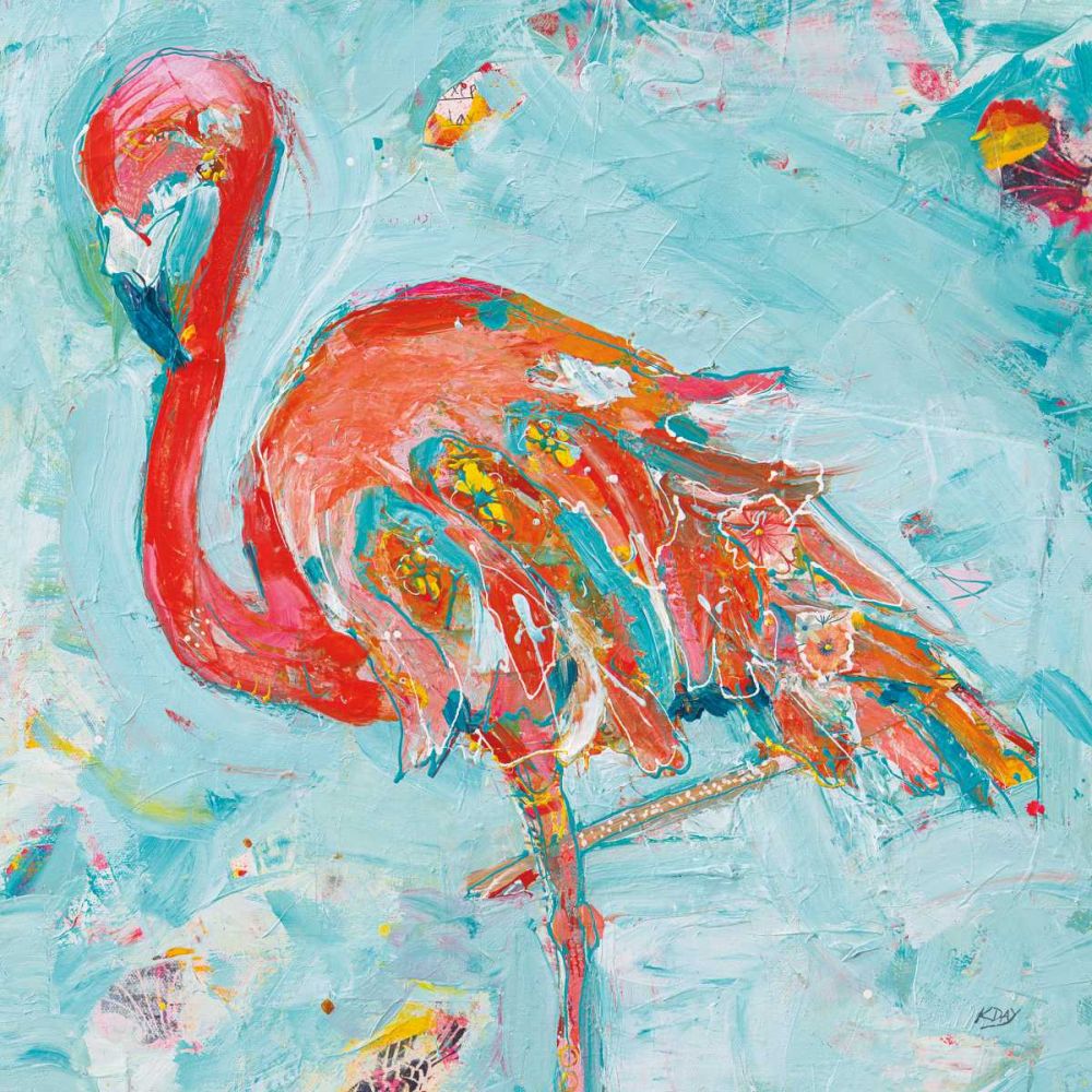 Flamingo Bright art print by Kellie Day for $57.95 CAD