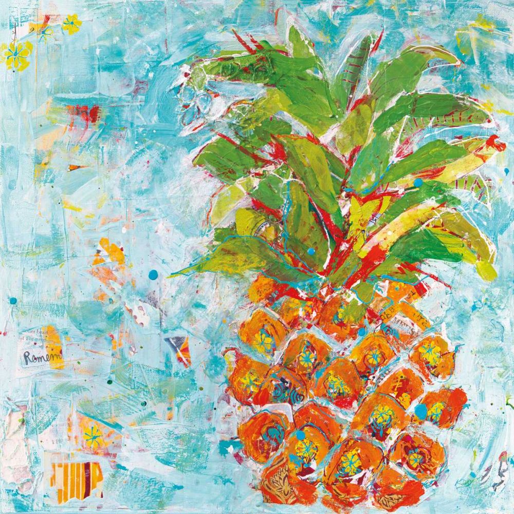 Pineapple Bright art print by Kellie Day for $57.95 CAD