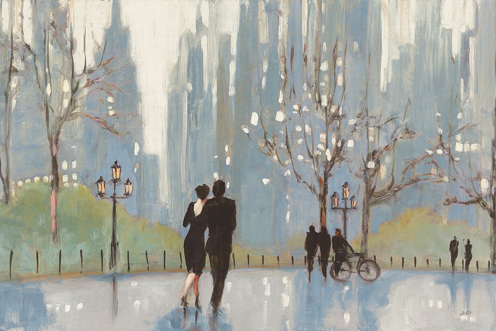 An Evening Out Blue art print by Julia Purinton for $57.95 CAD