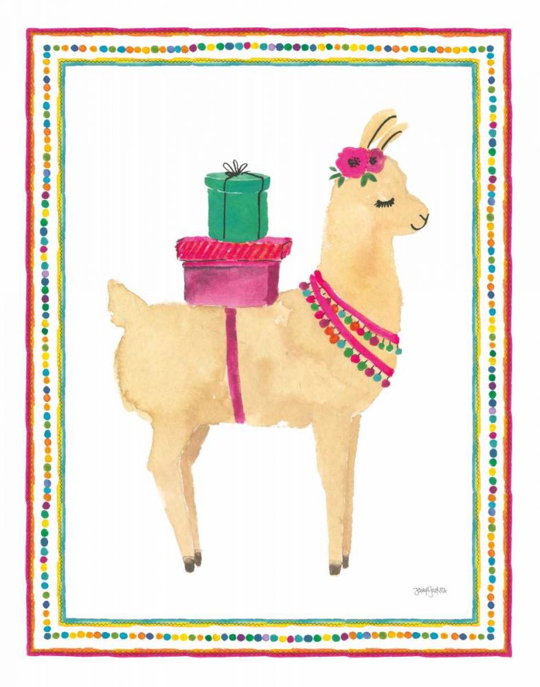 La La Llama I art print by Jenaya Jackson for $57.95 CAD