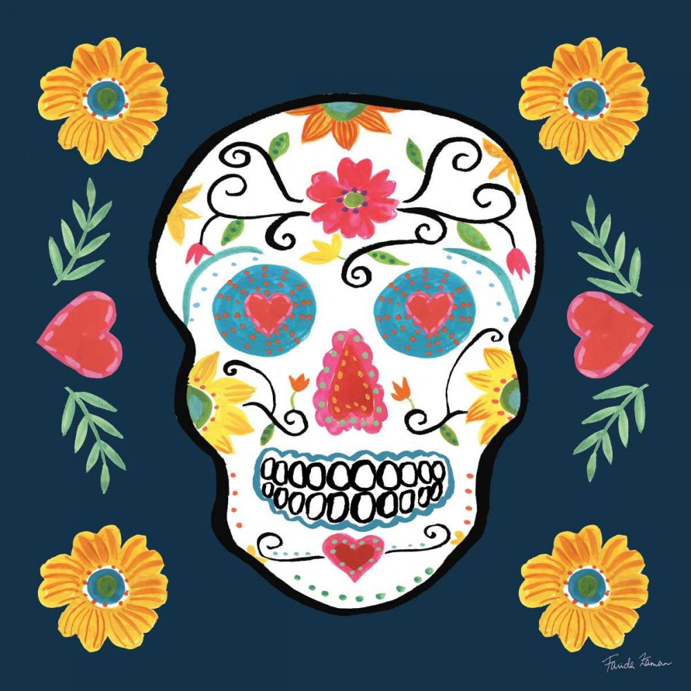 Day of the Dead IV art print by Farida Zaman for $57.95 CAD