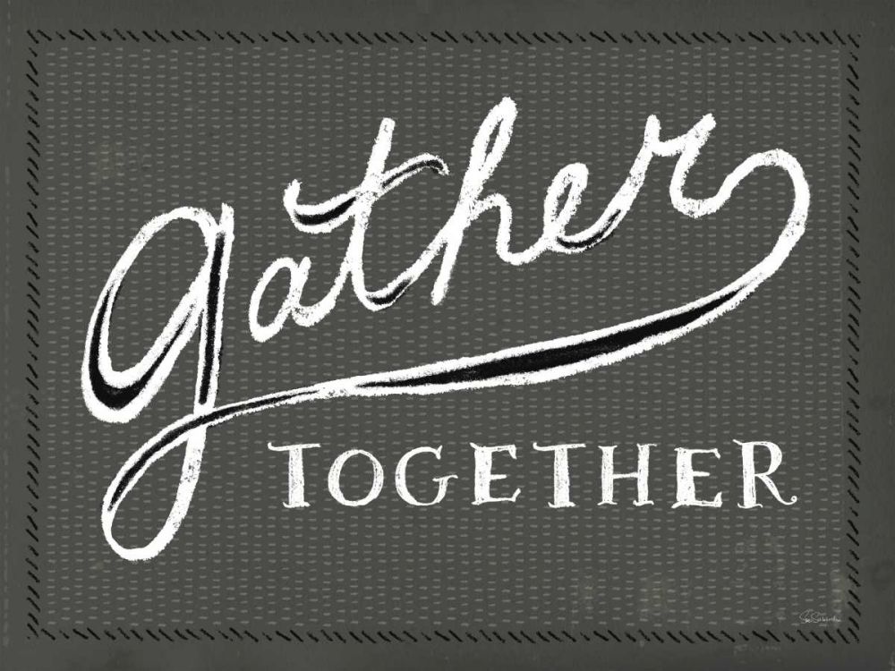 Together VI Gray and Black art print by Sue Schlabach for $57.95 CAD