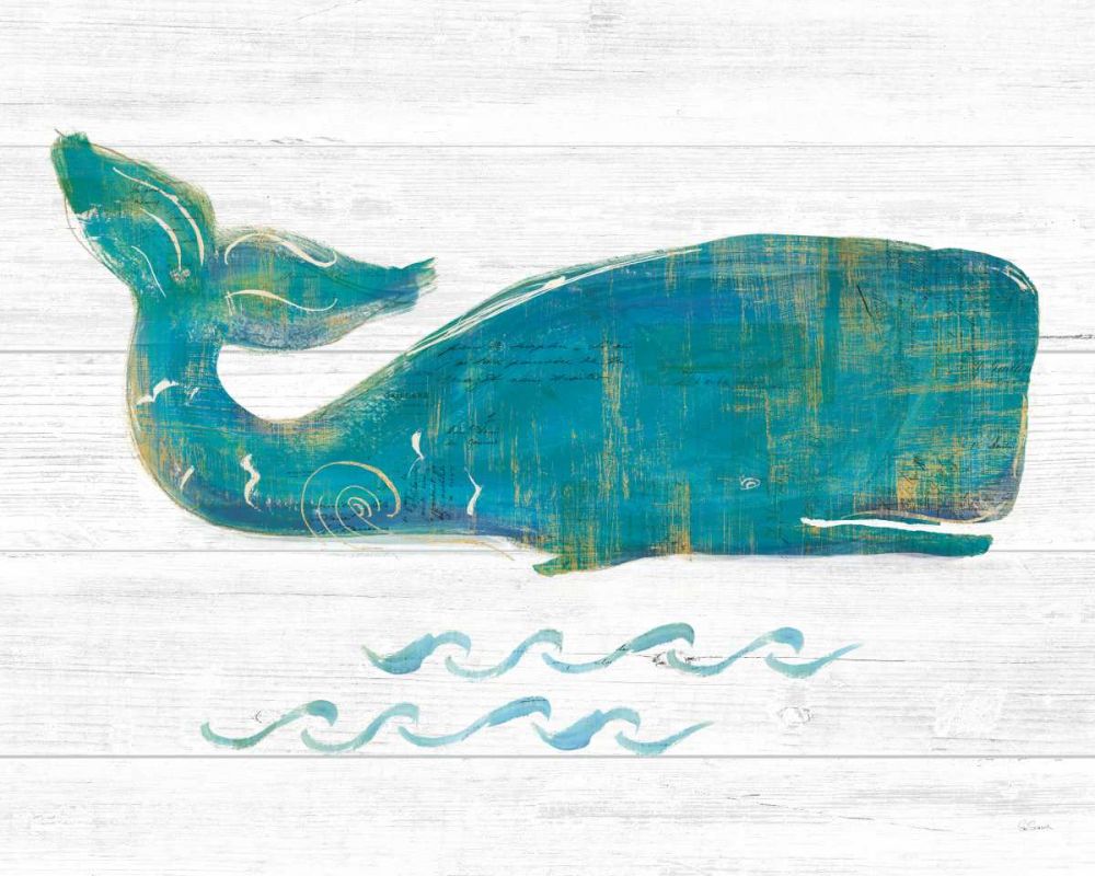 On the Waves I Light Plank art print by Sue Schlabach for $57.95 CAD