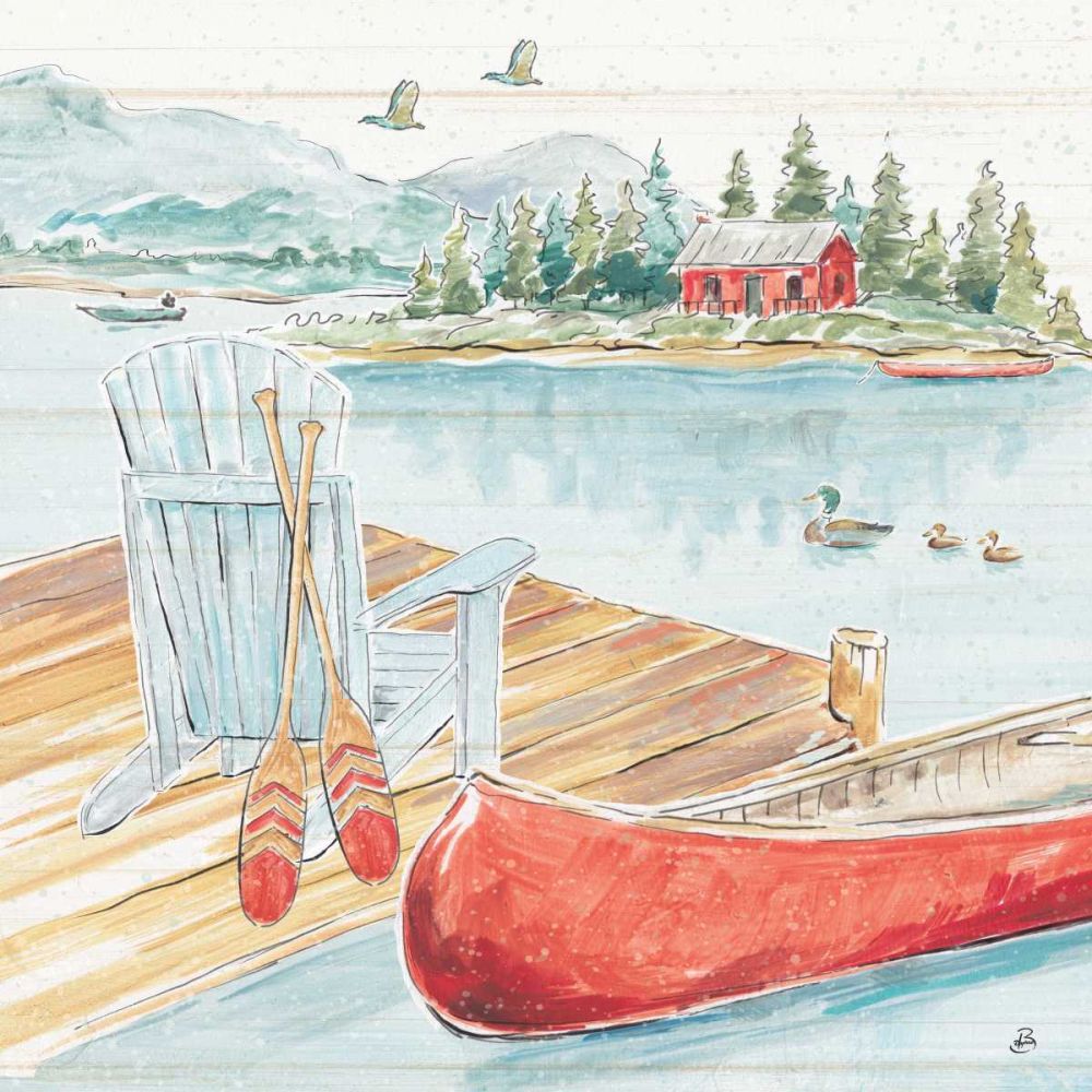 Lake Moments III art print by Daphne Brissonnet for $57.95 CAD