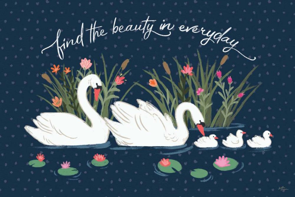 Swan Lake I art print by Janelle Penner for $57.95 CAD