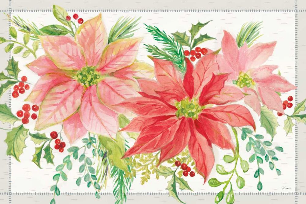 Winter Blooms VI art print by Sue Schlabach for $57.95 CAD