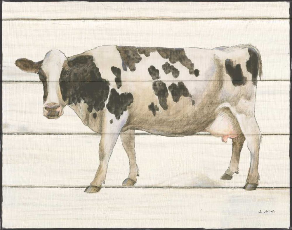 Country Cow VI art print by James Wiens for $57.95 CAD
