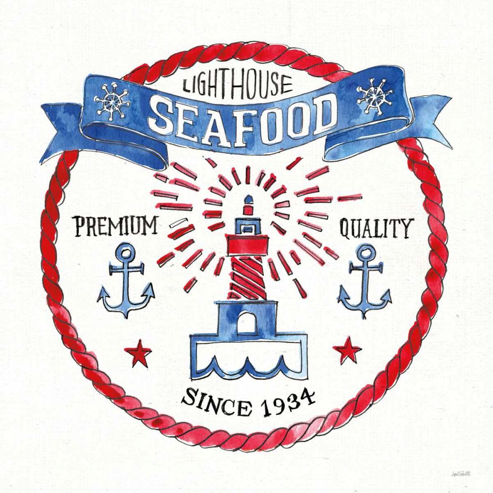 Seafood Shanty VI art print by Anne Tavoletti for $57.95 CAD