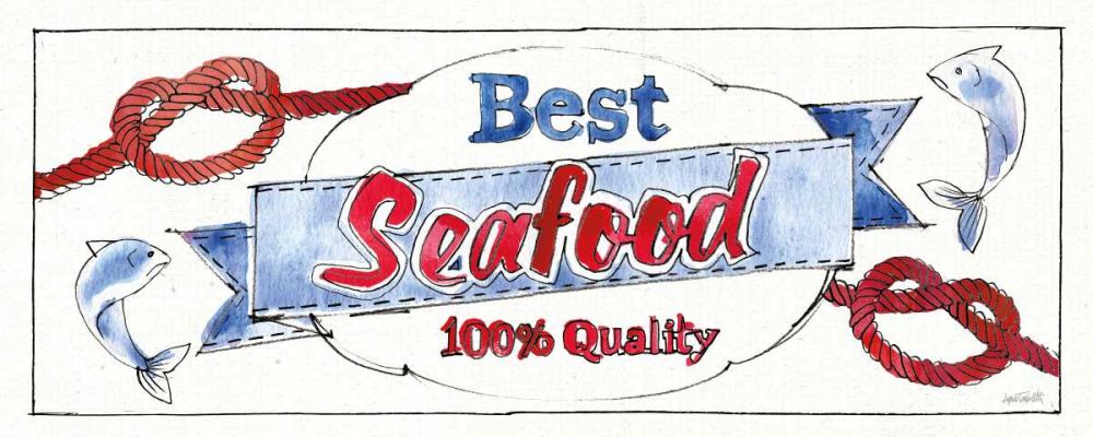 Seafood Shanty IX art print by Anne Tavoletti for $57.95 CAD