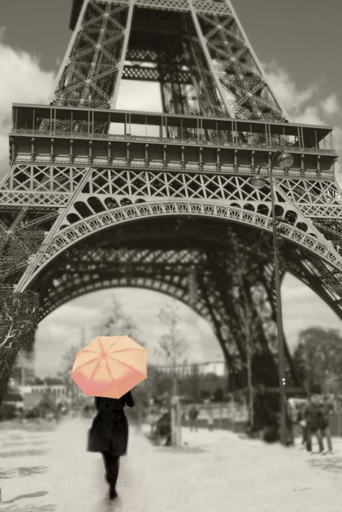 Paris in the Rain II art print by Sue Schlabach for $57.95 CAD