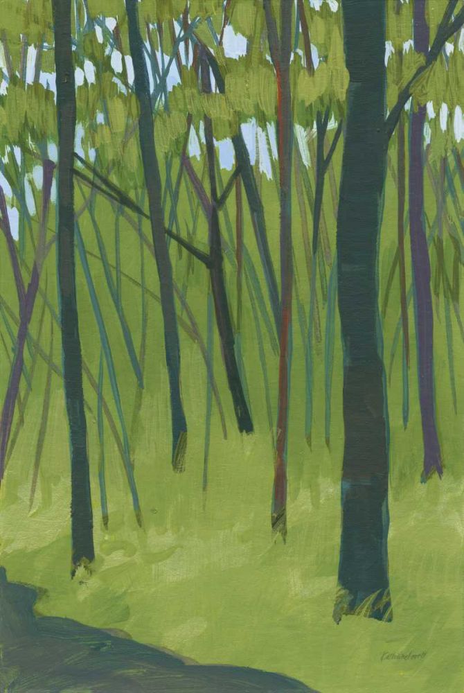 Spring Woods Dark Green art print by Kathrine Lovell for $57.95 CAD