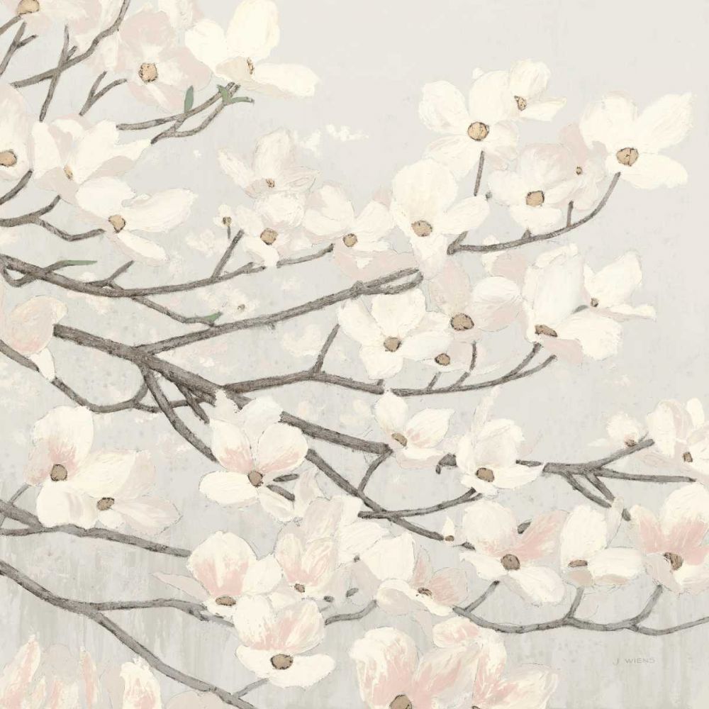 Dogwood Blossoms II Gray art print by James Wiens for $57.95 CAD