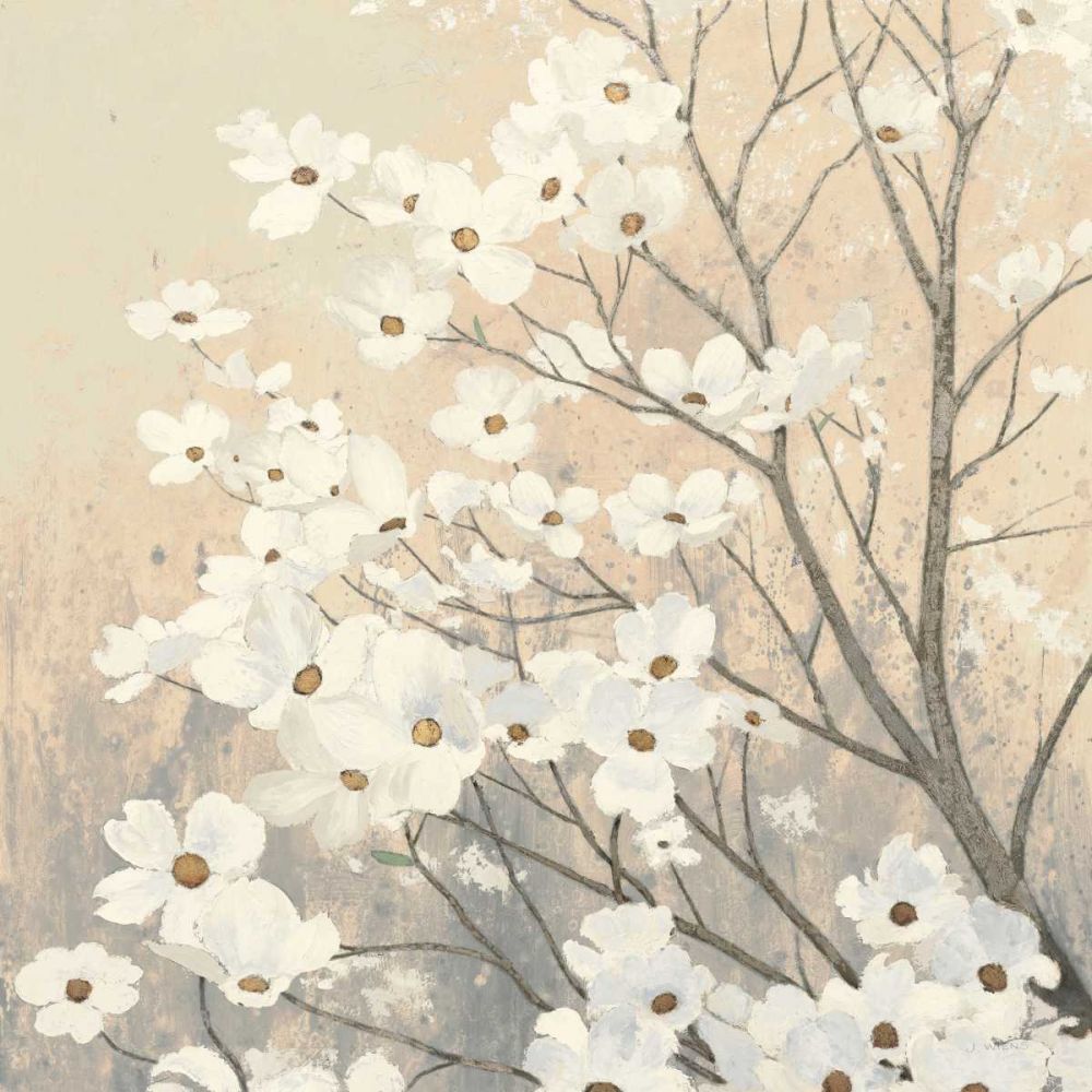 Dogwood Blossoms II Neutral art print by James Wiens for $57.95 CAD