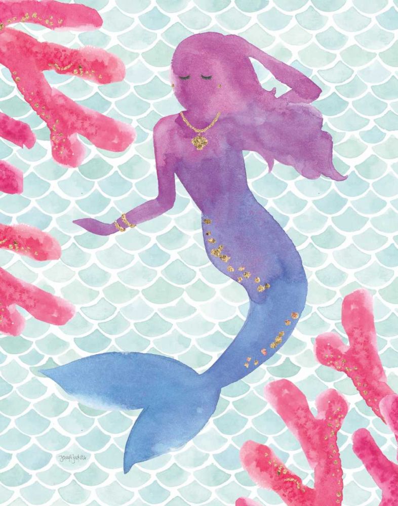 Mermaid Friends I art print by Jenaya Jackson for $57.95 CAD