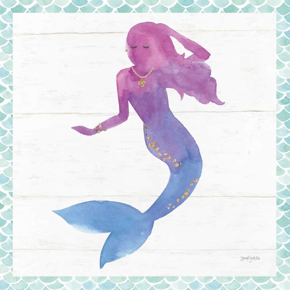 Mermaid Friends III art print by Jenaya Jackson for $57.95 CAD