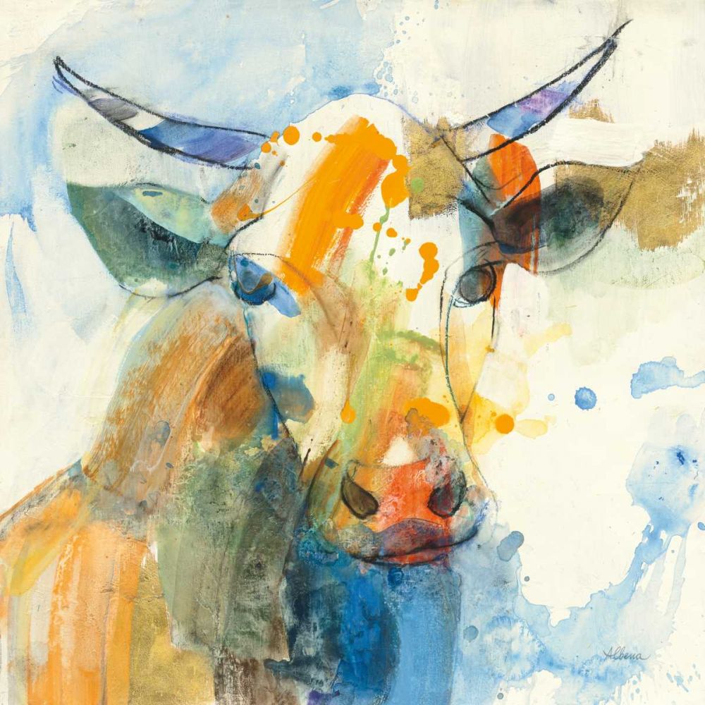 Happy Cows I art print by Albena Hristova for $57.95 CAD