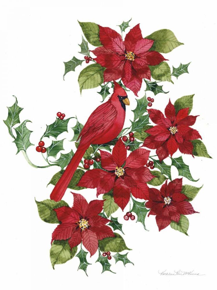 Holiday Happiness II art print by Kathleen Parr McKenna for $57.95 CAD