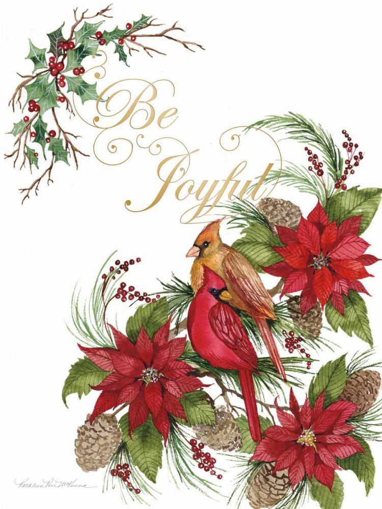 Holiday Happiness VI art print by Kathleen Parr McKenna for $57.95 CAD