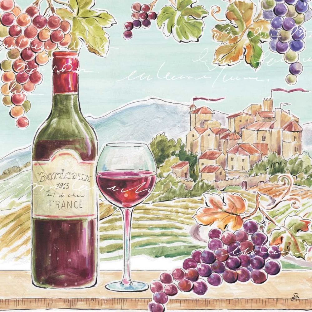 Wine Country III art print by Daphne Brissonnet for $57.95 CAD