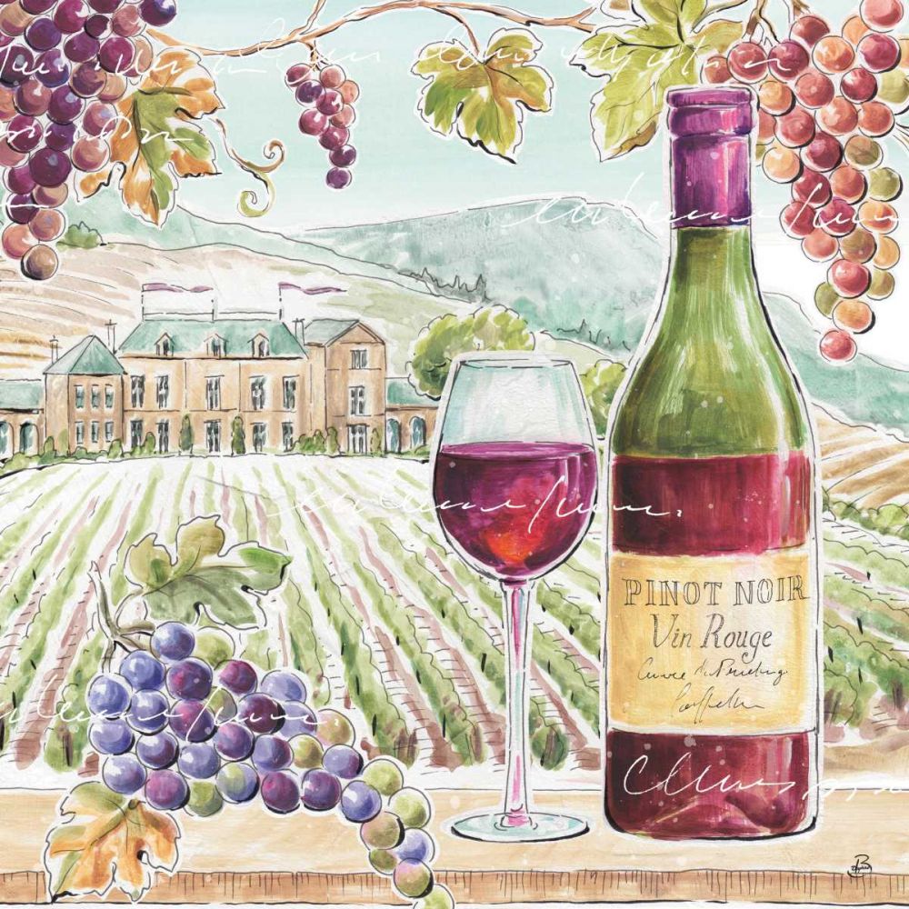 Wine Country IV art print by Daphne Brissonnet for $57.95 CAD