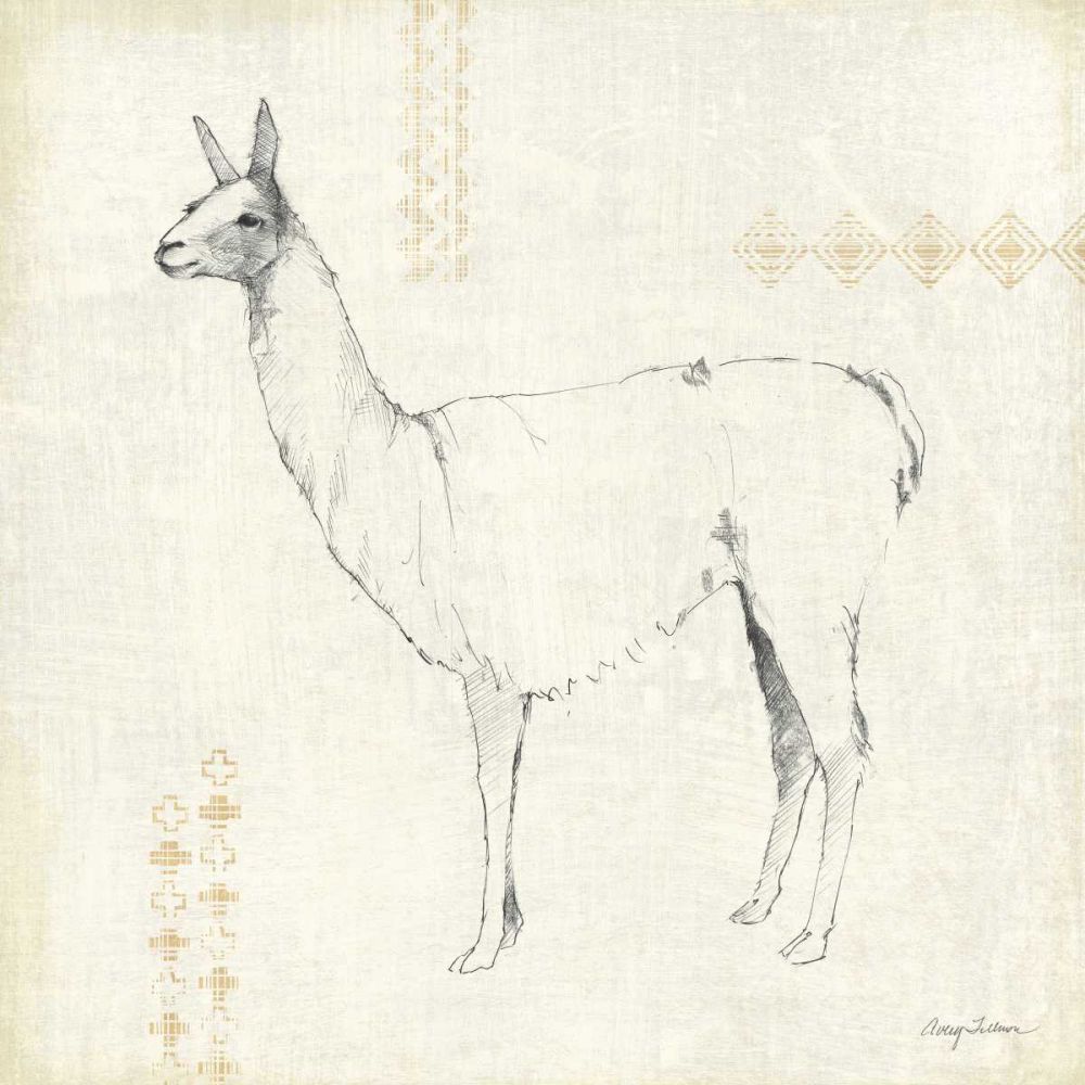 Llama Land VIII art print by Avery Tillmon for $57.95 CAD