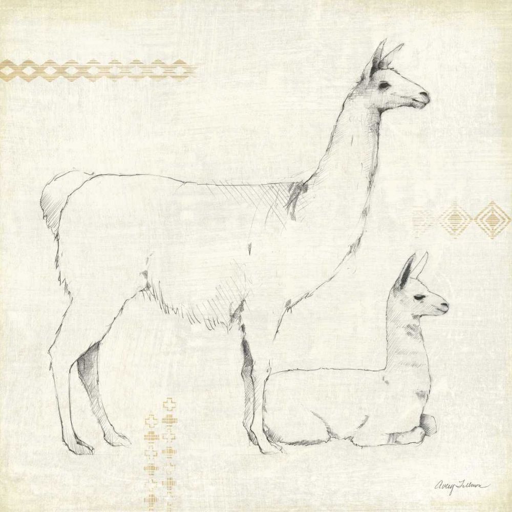 Llama Land IX art print by Avery Tillmon for $57.95 CAD