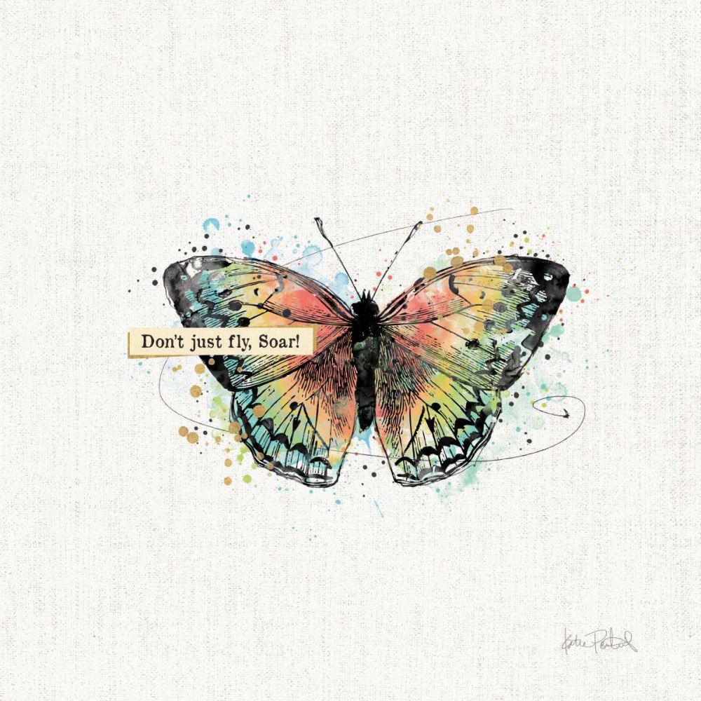Thoughtful Butterflies I art print by Katie Pertiet for $57.95 CAD