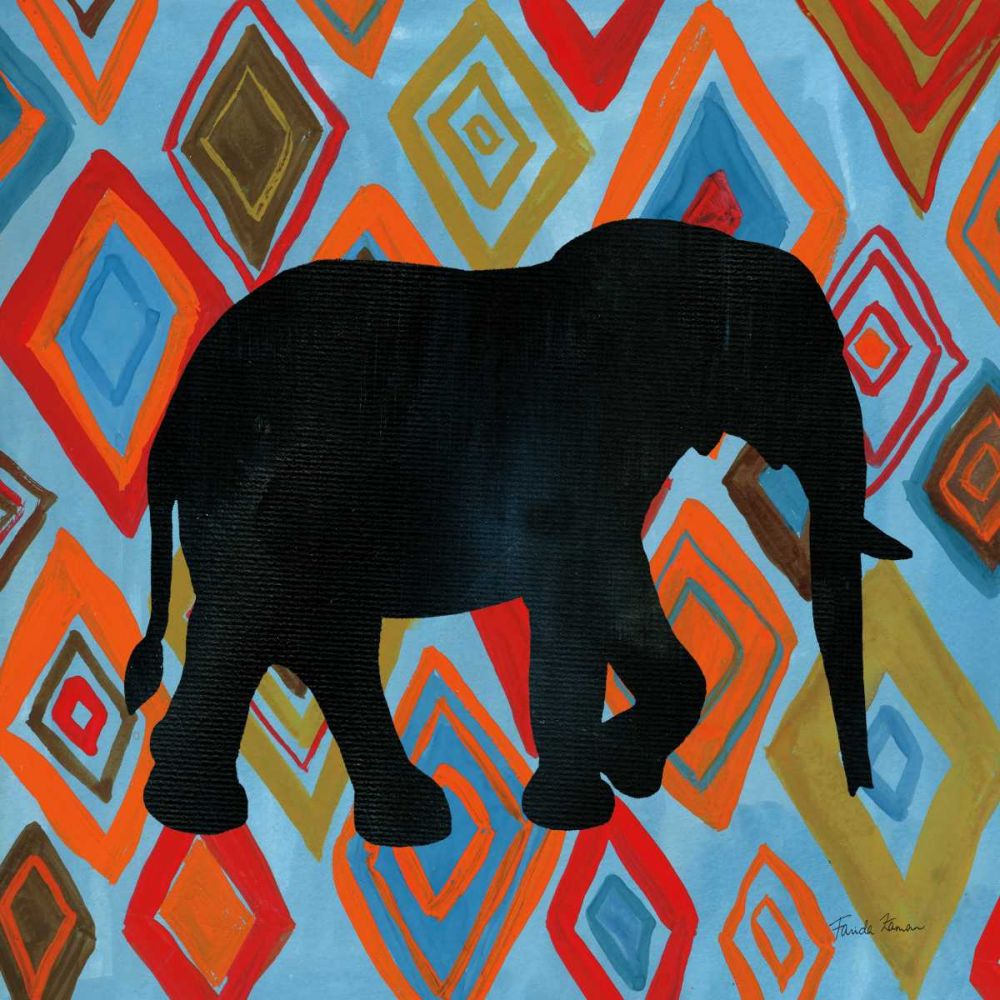 African Animal I art print by Farida Zaman for $57.95 CAD