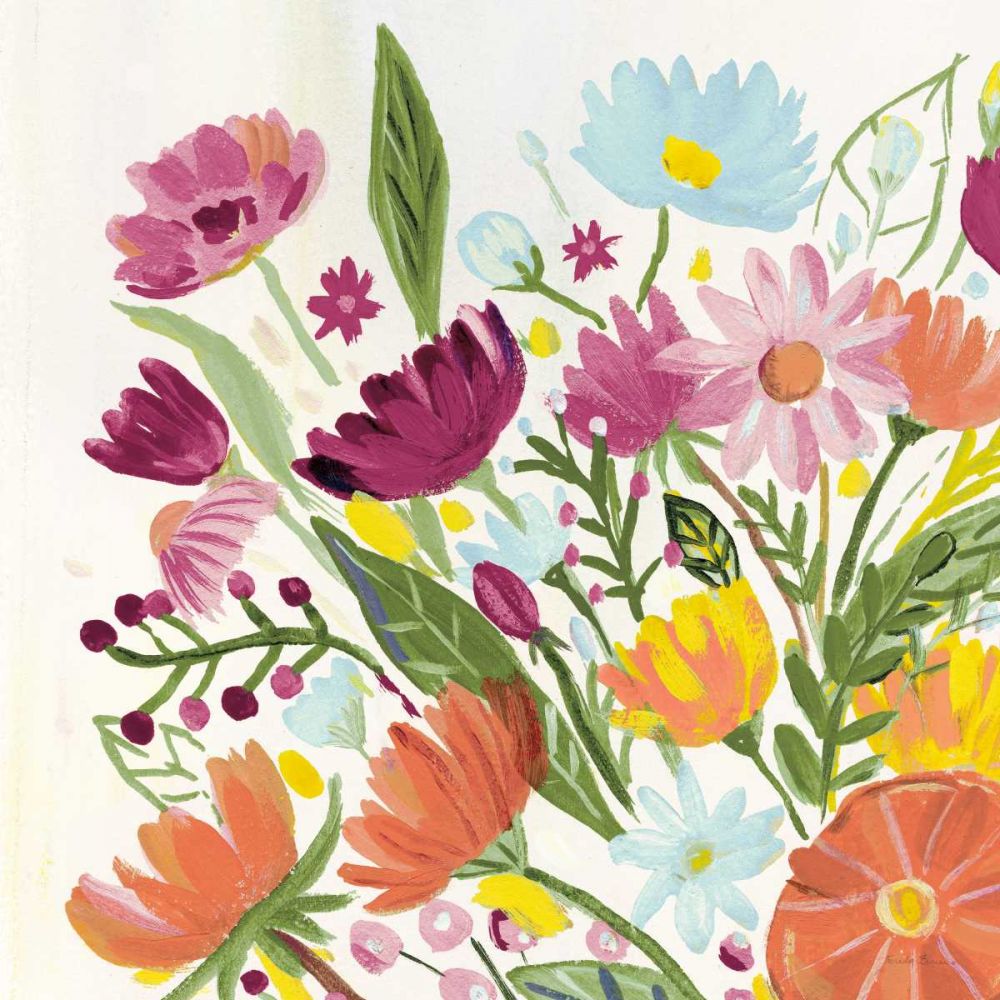 Vintage Floral I v2 art print by Farida Zaman for $57.95 CAD
