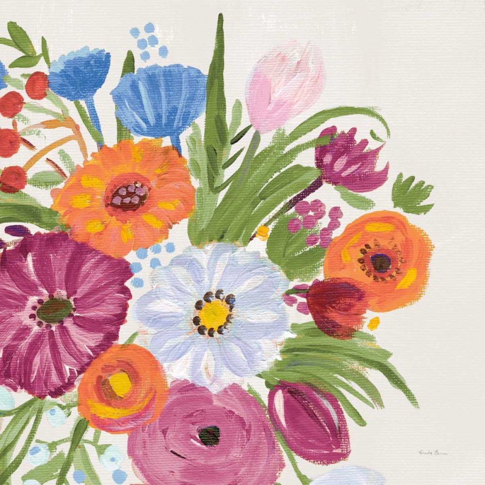 VVintage Floral IV v2 art print by Farida Zaman for $57.95 CAD