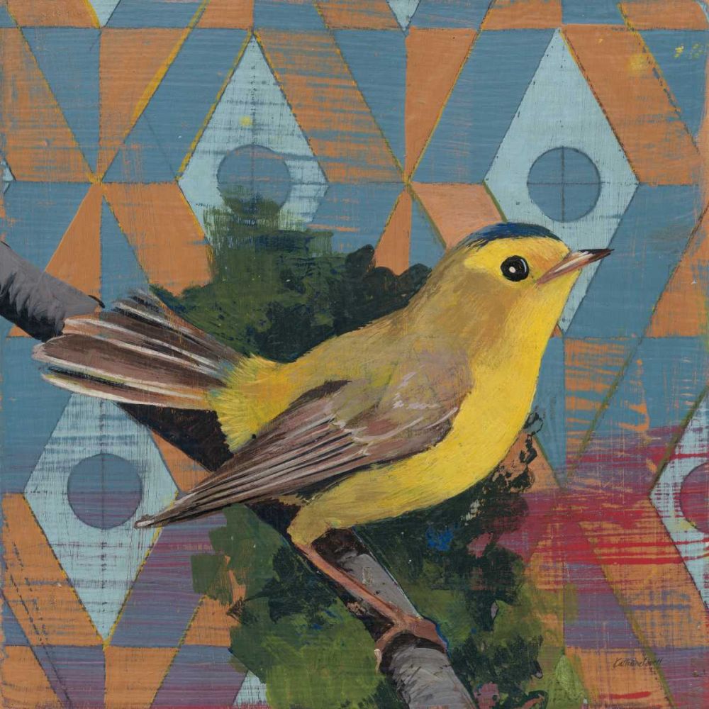 Wilsons Warbler art print by Kathrine Lovell for $57.95 CAD
