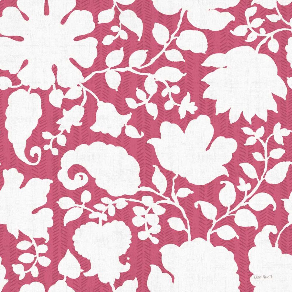 Pink Garden Step 02A art print by Lisa Audit for $57.95 CAD