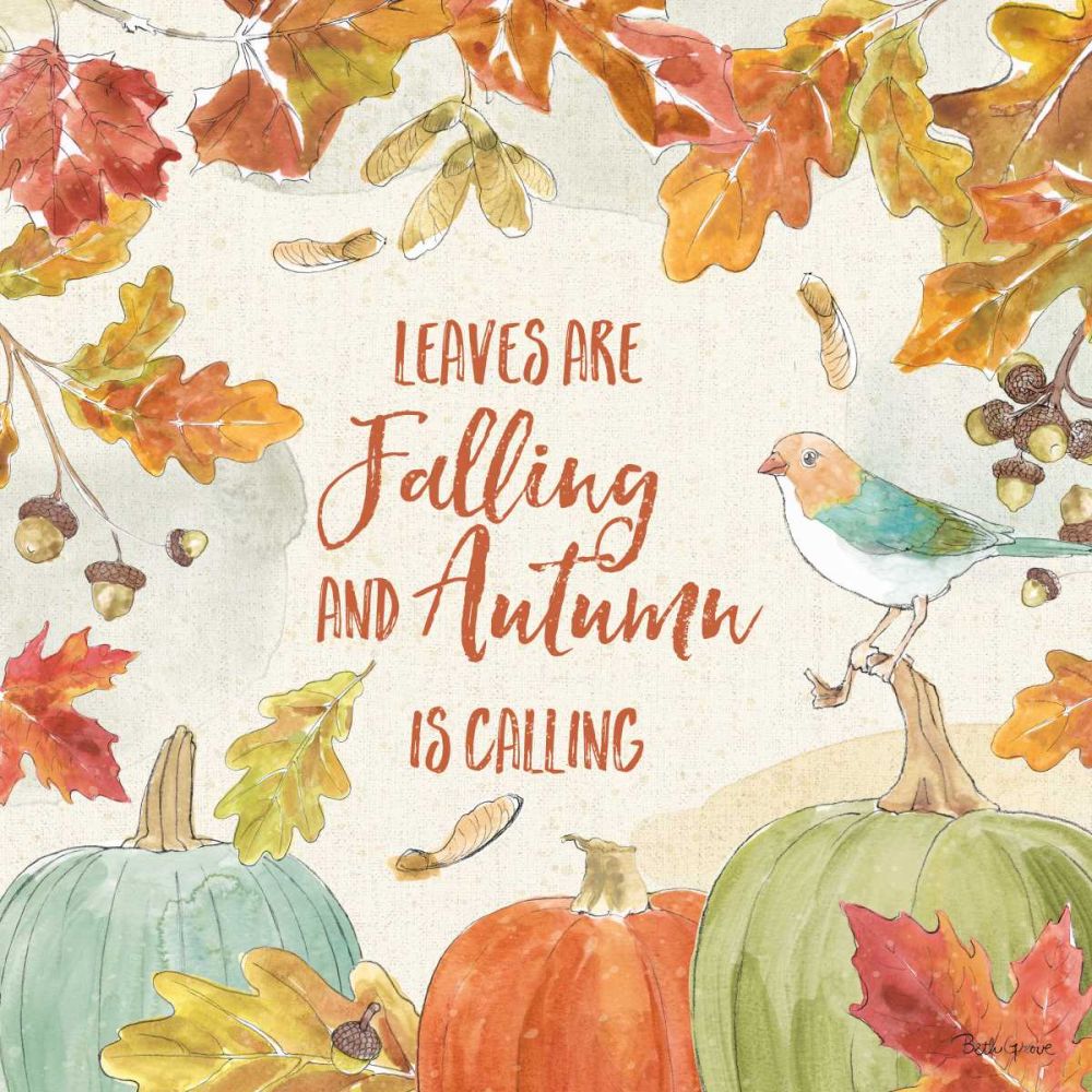 Falling for Fall IV art print by Beth Grove for $57.95 CAD