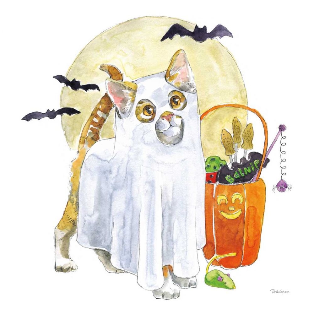 Halloween Pets V art print by Beth Grove for $57.95 CAD