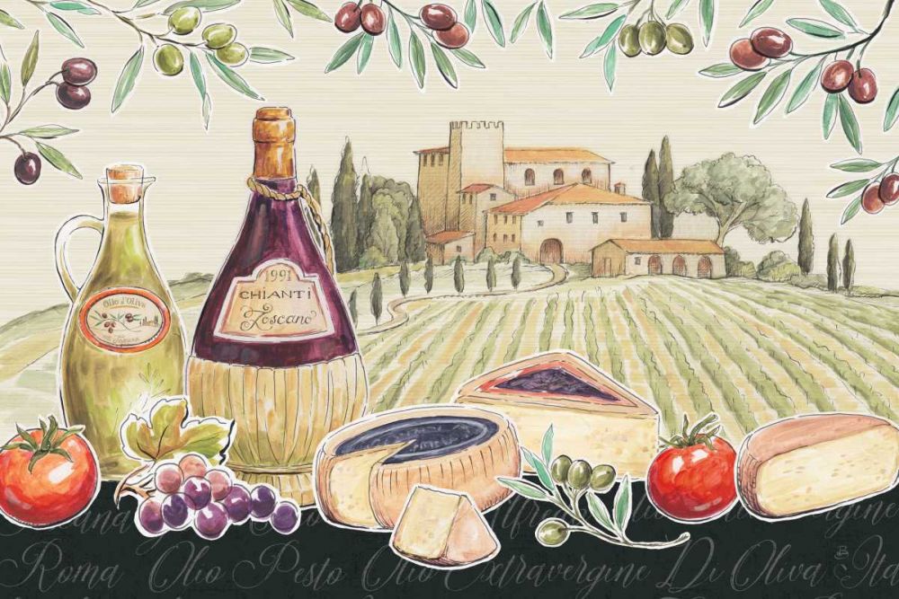Tuscan Flavor I art print by Daphne Brissonnet for $57.95 CAD
