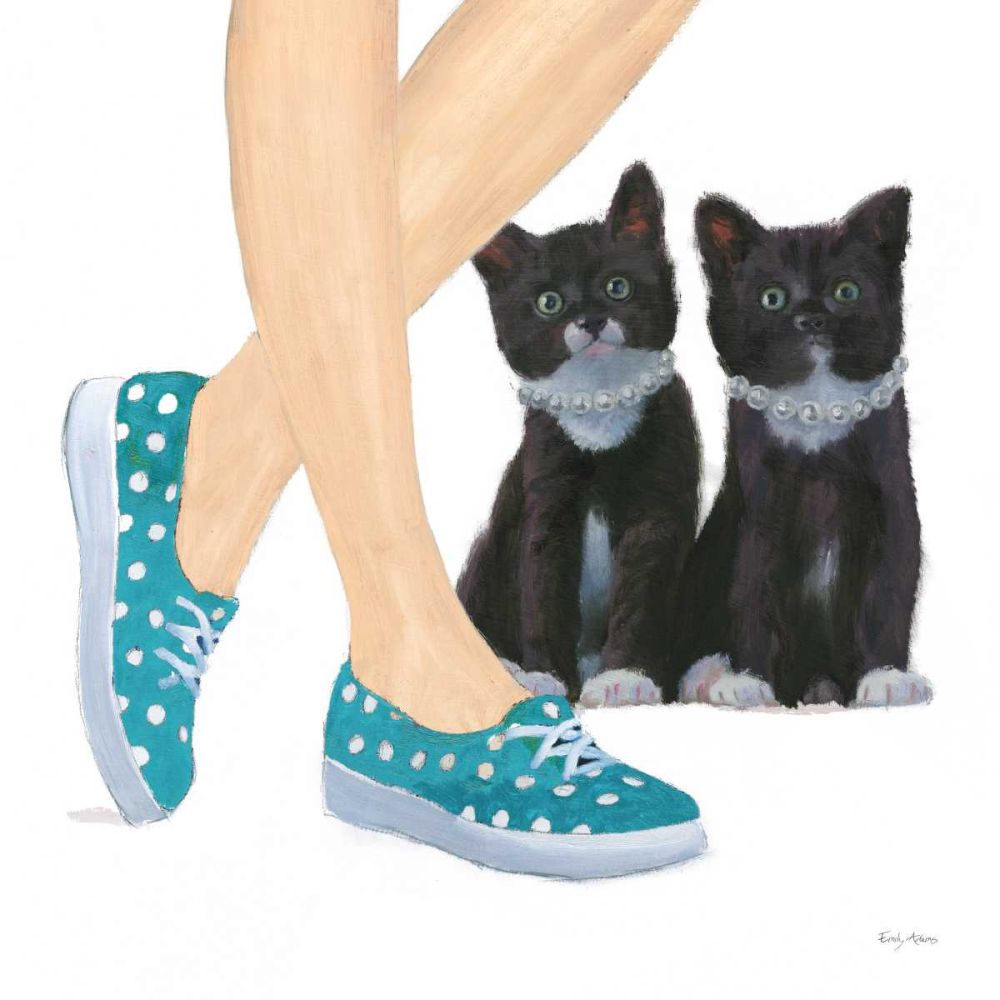 Cutie Kitties III art print by Emily Adams for $57.95 CAD
