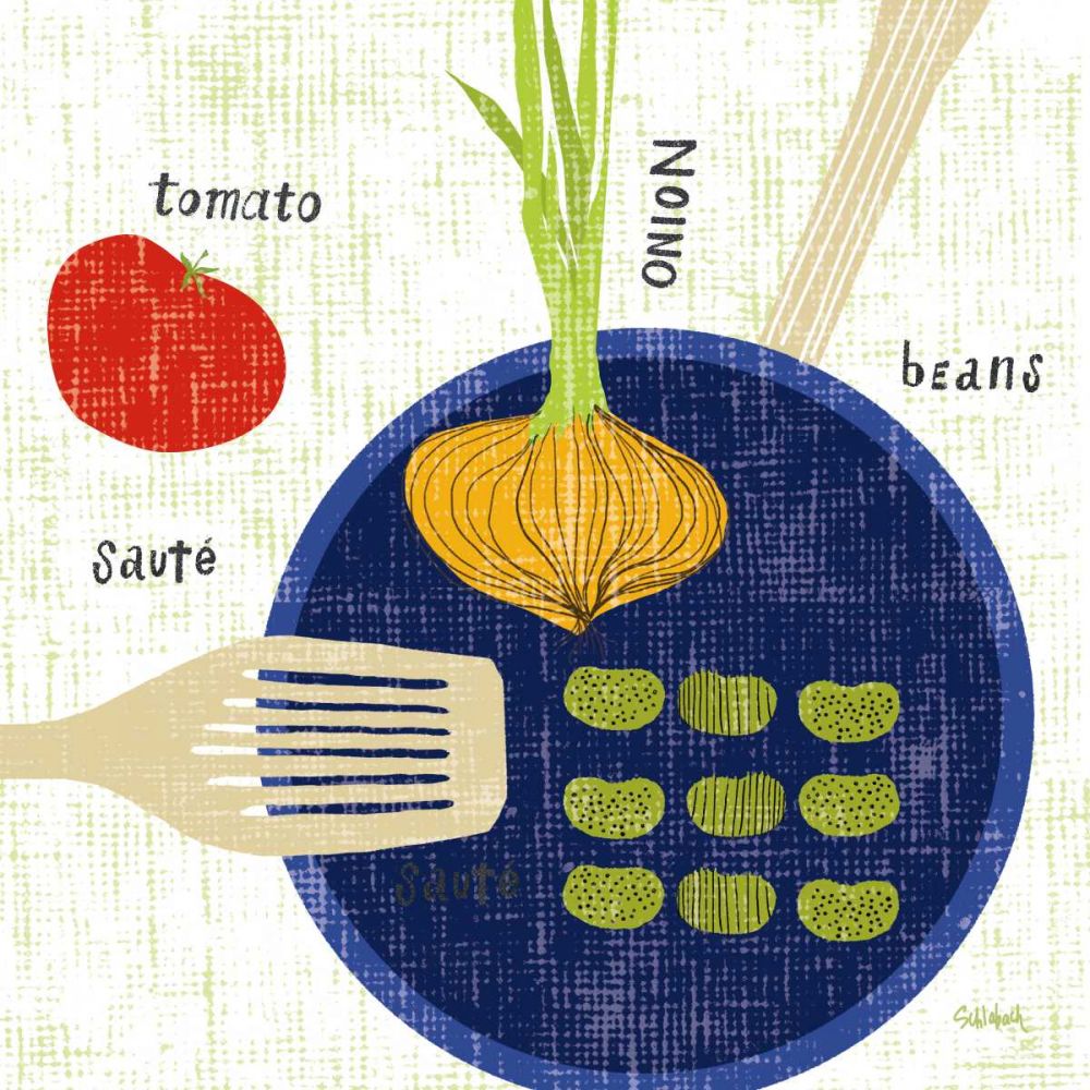 Cooking it II art print by Sue Schlabach for $57.95 CAD