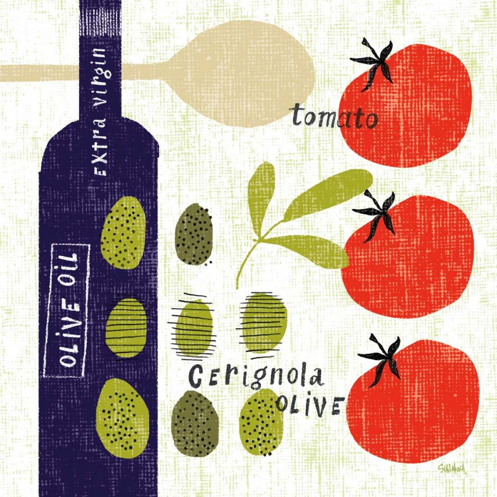 Italiano Olives art print by Sue Schlabach for $57.95 CAD