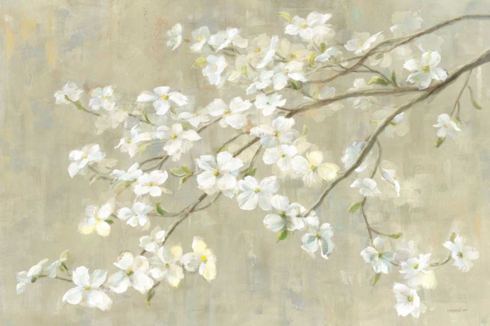 Dogwood in Spring Neutral Crop art print by Danhui Nai for $57.95 CAD