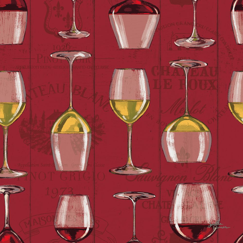 Wine Tasting Step 02B art print by Janelle Penner for $57.95 CAD