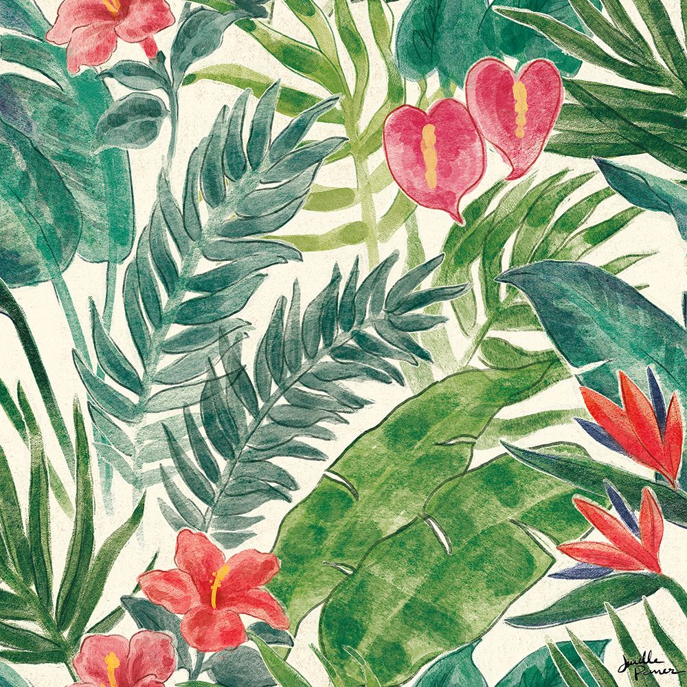 Jungle Vibes Step 02A art print by Janelle Penner for $57.95 CAD