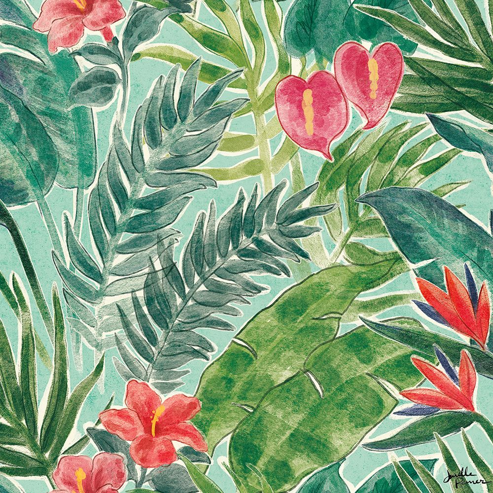 Jungle Vibes Step 02C art print by Janelle Penner for $57.95 CAD