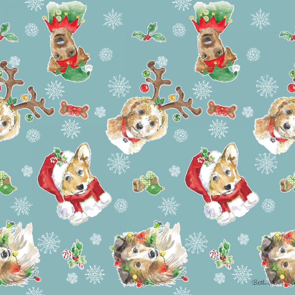 Holiday Paws Step 02B art print by Beth Grove for $57.95 CAD
